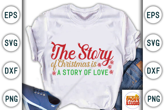 Christmas Quote Design: A Story of Love
