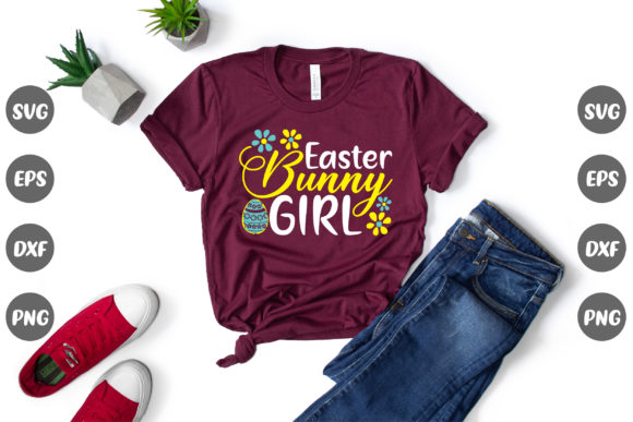 Easter Quote, Easter Bunny Girl: A Versatile Springtime Embroidery Design