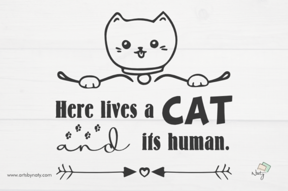Fun Cat Quote Printable Illustration Review for Embroidery Projects