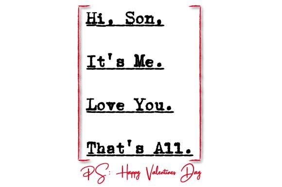 Happy Valentines Day Father to Son Embroidery Design Review