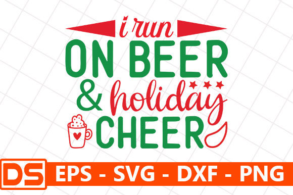 I Run on Beer Holiday Cheer Embroidery Design Review