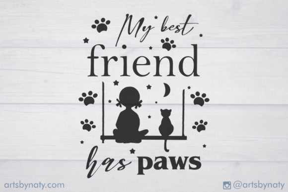 My Best Friend Has Paws Cat SVG Quote Review for Real Projects