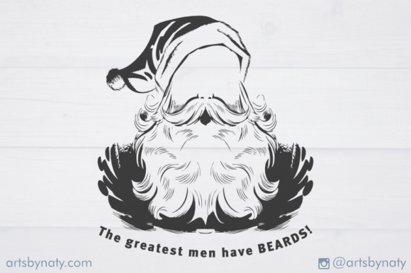 Quote About Men, Beards, and Santa SVG Review