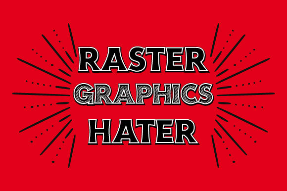 Raster Graphics Hater Quote Vector Review for Embroidery Projects