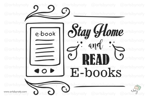 Stay Home and Read E-books Quote Review